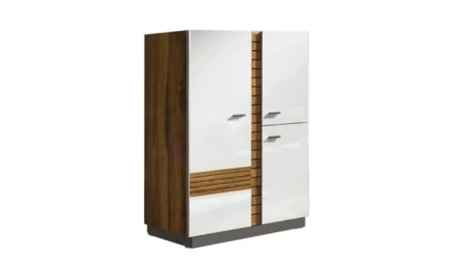 Comoda 3 usi si 2 sertare Val Gardena VG15 gri matase