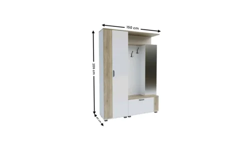 Cuier Spațios Mira UK Kraft + Casmir