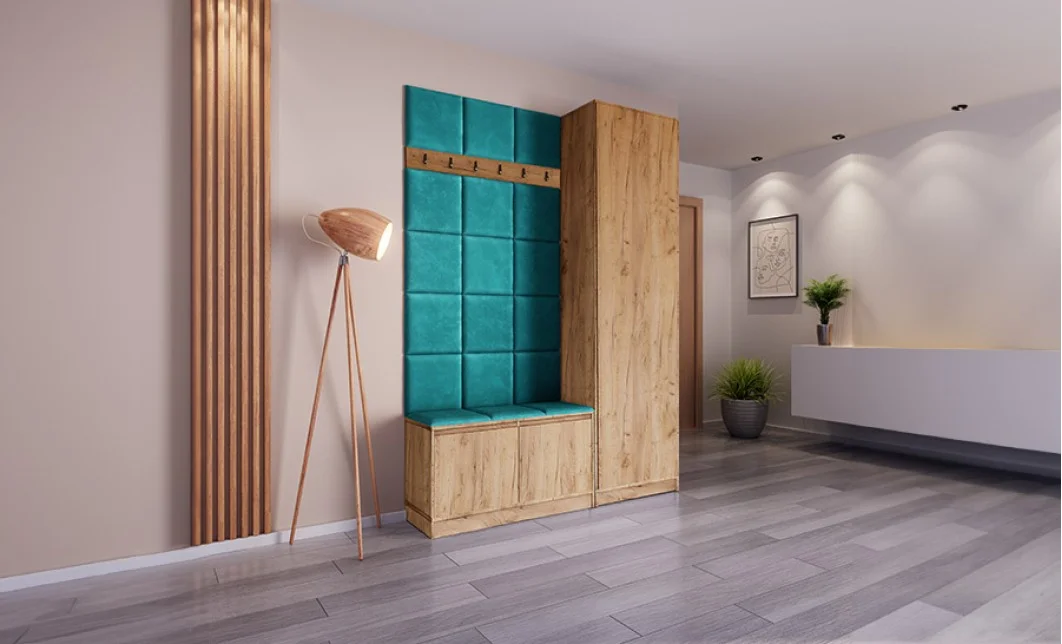 Cuier Hol Klaus I, Kraft/Turquoise