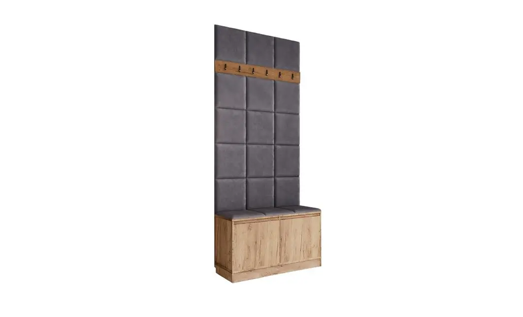 Cuier Hol Klaus II, Kraft/Gri Inchis 2