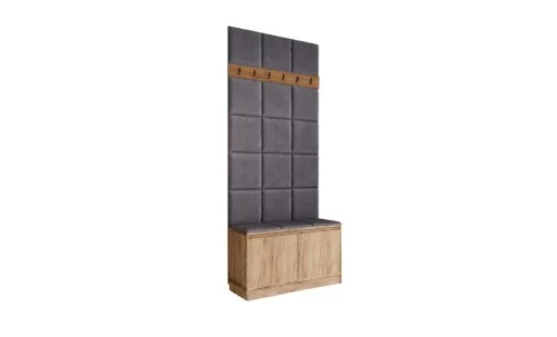 Cuier Hol Klaus II, Kraft/Gri Inchis