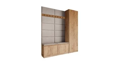 Cuier Hol Klaus III, Kraft/Gri Deschis
