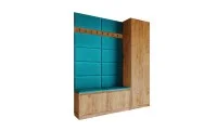 Cuier Hol Klaus III, Kraft/Turquoise 2