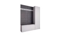 Cuier Hol Klaus V, Alb/Gri Inchis 2