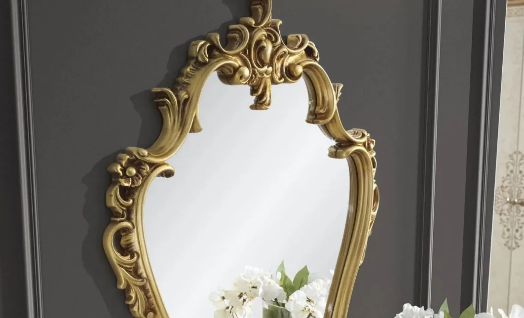 Dormitor Clasic Anette Pedriera Bej cu Dulap 4 Uși 2