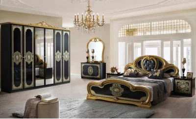 Dormitor Clasic Clarissa Nero Gold 6A