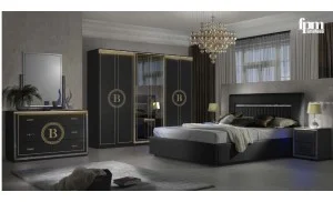 Dormitor Modern Gemma Nero 4 A