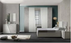 Dormitor Modern Miami cu Dulap 6 Uși 