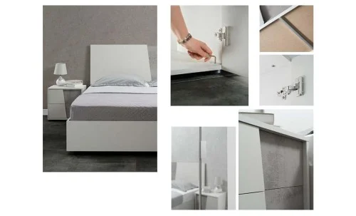 Dormitor Modern Miami cu Dulap 6 Uși 