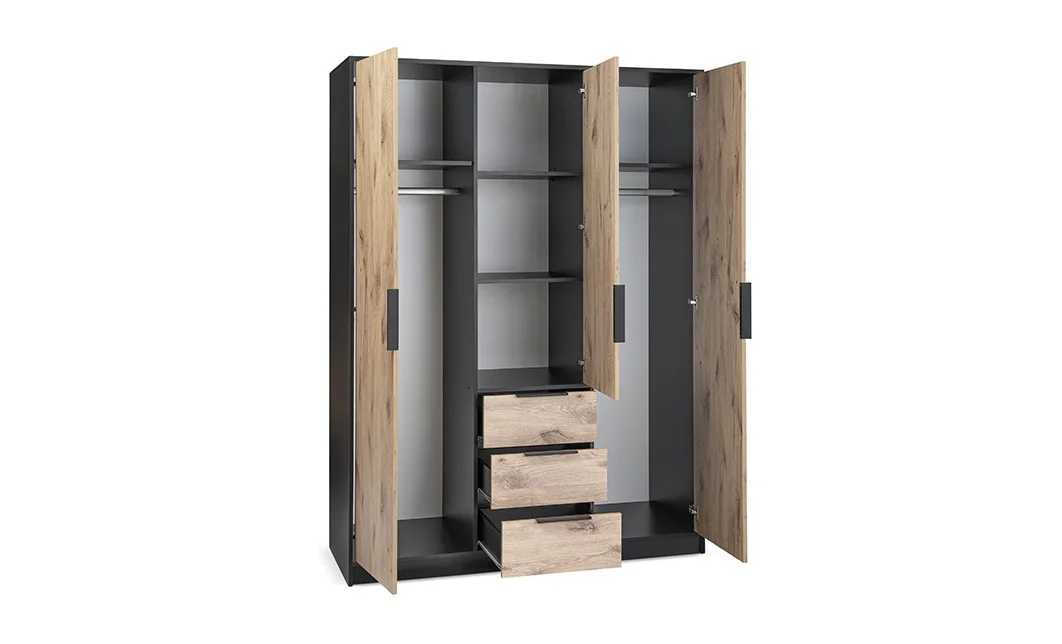 Dulap Lati D3 cu Oglinda si Sertare 149 cm