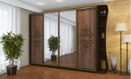 Dulap MDF + Oglinda L2.8M  L 2800 x H 2200 x A 450