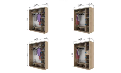 Dulap Print 2 Usi 1111, L160 x H220 x A60