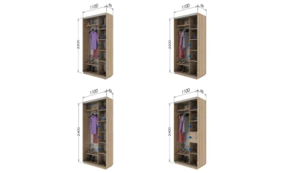 Dulap print L 110 x H 220 x A 45