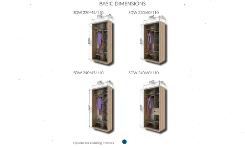 Dulap print L 160 x H 240 x A 45