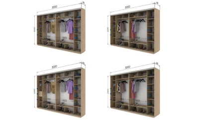 Dulap Print Marea / L300 x H240 x A60