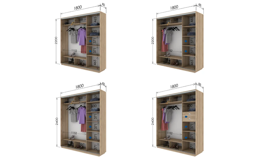 Dulap Print 1584 / L130 x H240 x A60 1