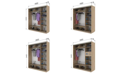 Dulap Print 1584 / L130 x H240 x A60