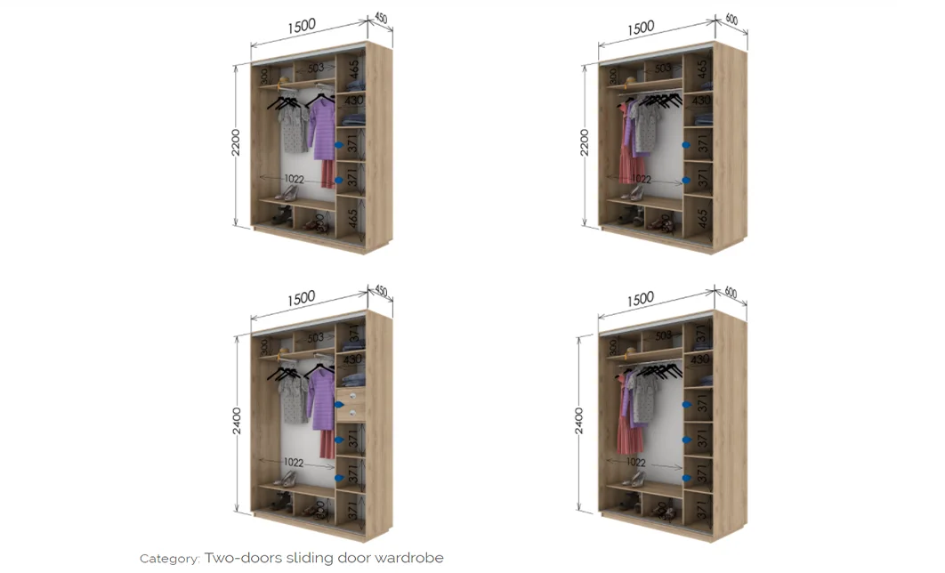 Dulap print 1254 L 150 x H 240 x A 45 1