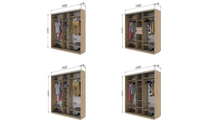 Dulap Print 3 Usi 126, L190 x H220 x A60