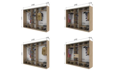 Dulap Print 3 Usi 1795, L270 x H220 x A60