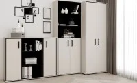 Dulap Prime REG2D cu 2 Uși, Cashmir / Negru 4
