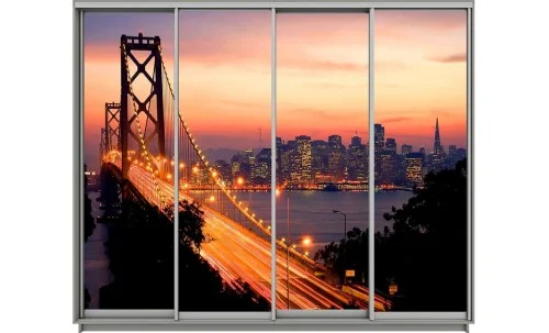 Dulap Print 4 Usi 2330, L310 x H220 x A60