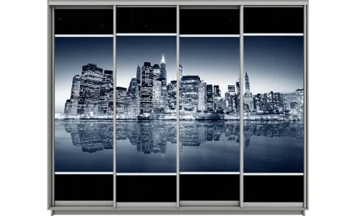 Dulap Print 4 Usi 337, L310 x H220 x A60