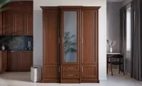 Dulap Dormitor Sonata 3D2S cu 2 Sertare și 3 Uși, Nuc / Maro 5