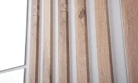 Dulap Evora 2 Usi D2 Alb/Negru/Riflaj cu Oglinda 4