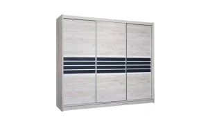 Dulap Turyn Craft / Grafit DAB 250 cu Uși Glisante