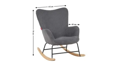 Fotoliu Balansoar LCM0108AR Gri