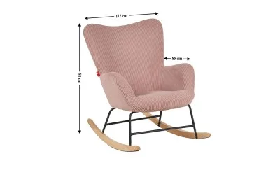 Fotoliu Balansoar LCM0108AR Roz