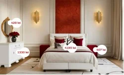 Amenajare Dormitor "Teoria Rosului Neasteptat"