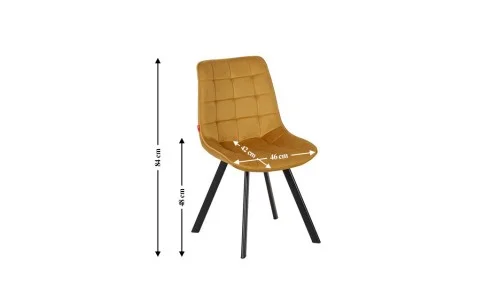 Scaun Living J265 Muștar