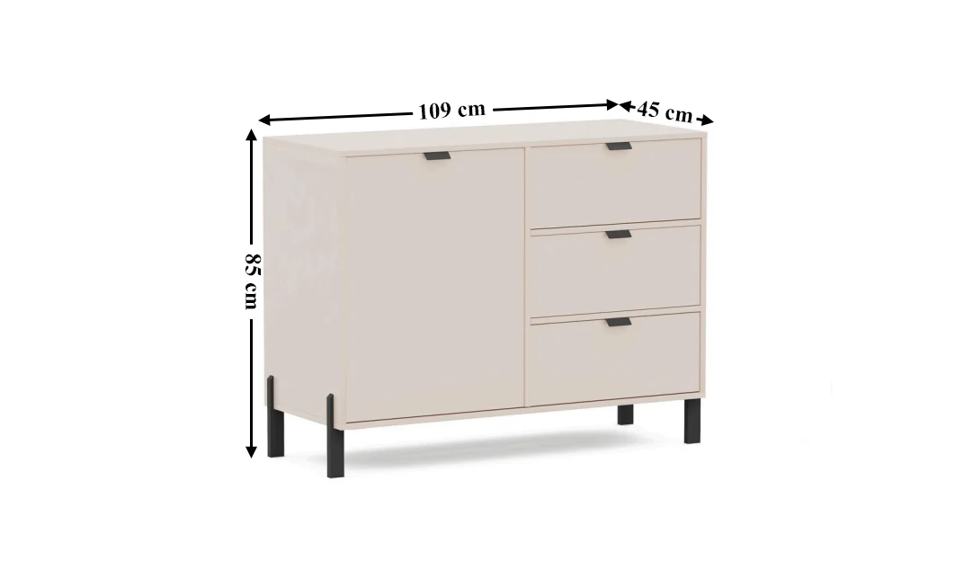 Comoda Living Cremona 1D-3S 1