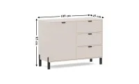 Comoda Living Cremona 1D-3S 1