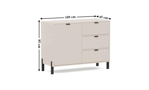 Comoda Living Cremona 1D-3S