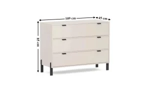 Comoda Living Cremona 3S