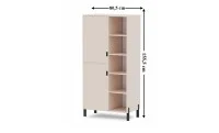 Dulap Regal Living Cremona 2D-4L LEWY 1