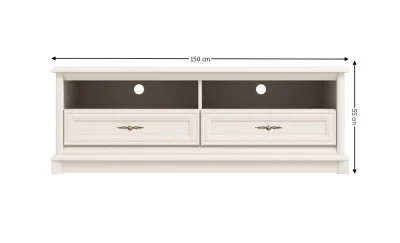 Comoda TV Sonata Cashmir RTV2S cu 2 Sertare