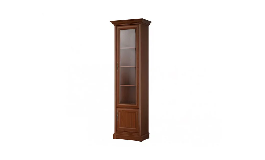 Vitrină Living Sonata 1DL cu 1 Ușă, Nuc / Maro 