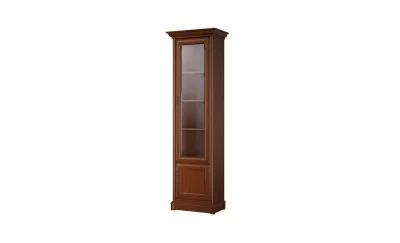 Vitrină Living Sonata 1DL cu 1 Ușă, Nuc / Maro 
