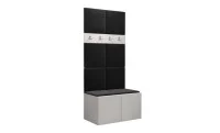 Cuier Hol Luca 10, Alb/Negru - Manila 18 1