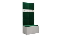 Cuier Hol Luca 10, Alb/Verde - Manila 35
