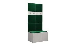 Cuier Hol Luca 10, Alb/Verde - Manila 35