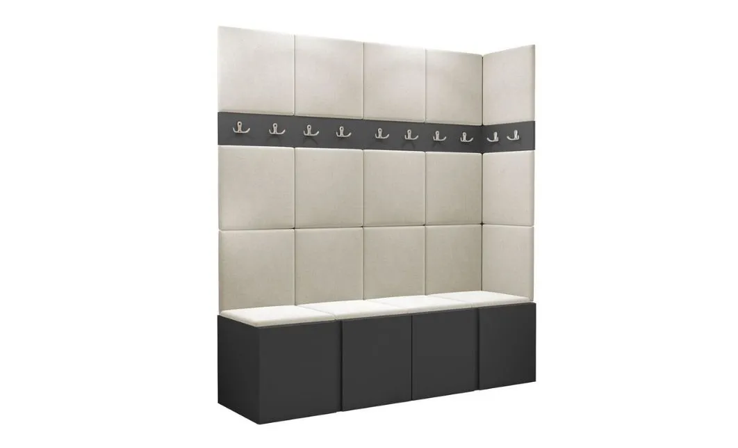 Cuier Hol Luca 12, Grafit/Crem - Manila 02 1