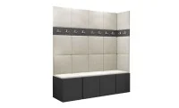 Cuier Hol Luca 12, Grafit/Crem - Manila 02 1