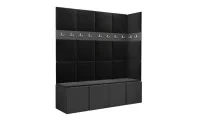 Cuier Hol Luca 12, Grafit/Negru - Manila 18 1