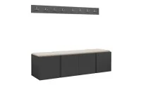 Cuier Hol Luca 14, Grafit/Crem - Manila 02 1