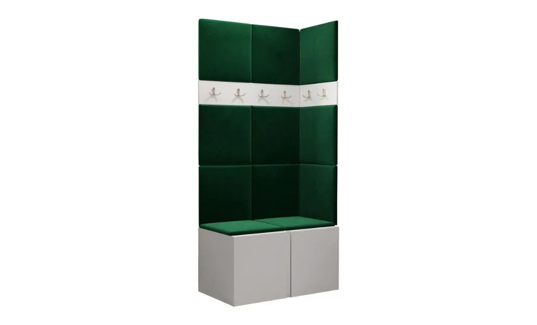 Cuier Hol Luca 9, Alb/Verde - Manila 35 1